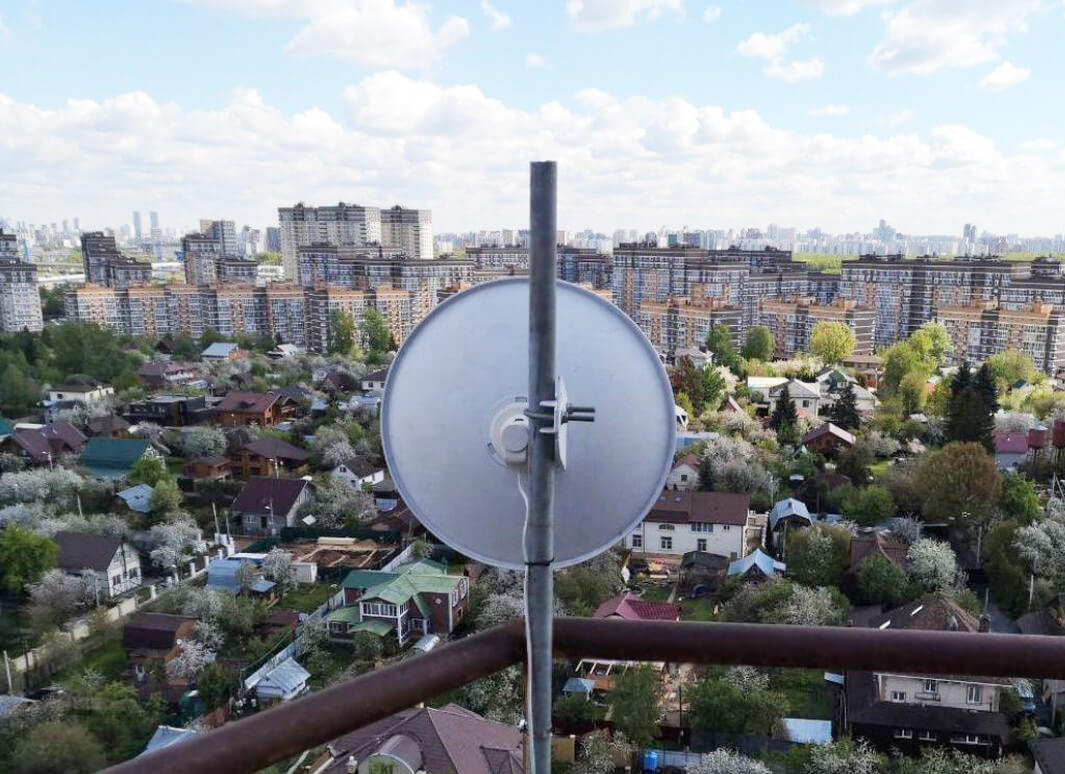 Установка спутникового Интернета Триколор в Красногорске: фото №1